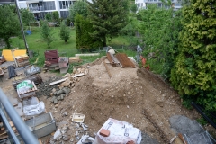 Blick auf Garten